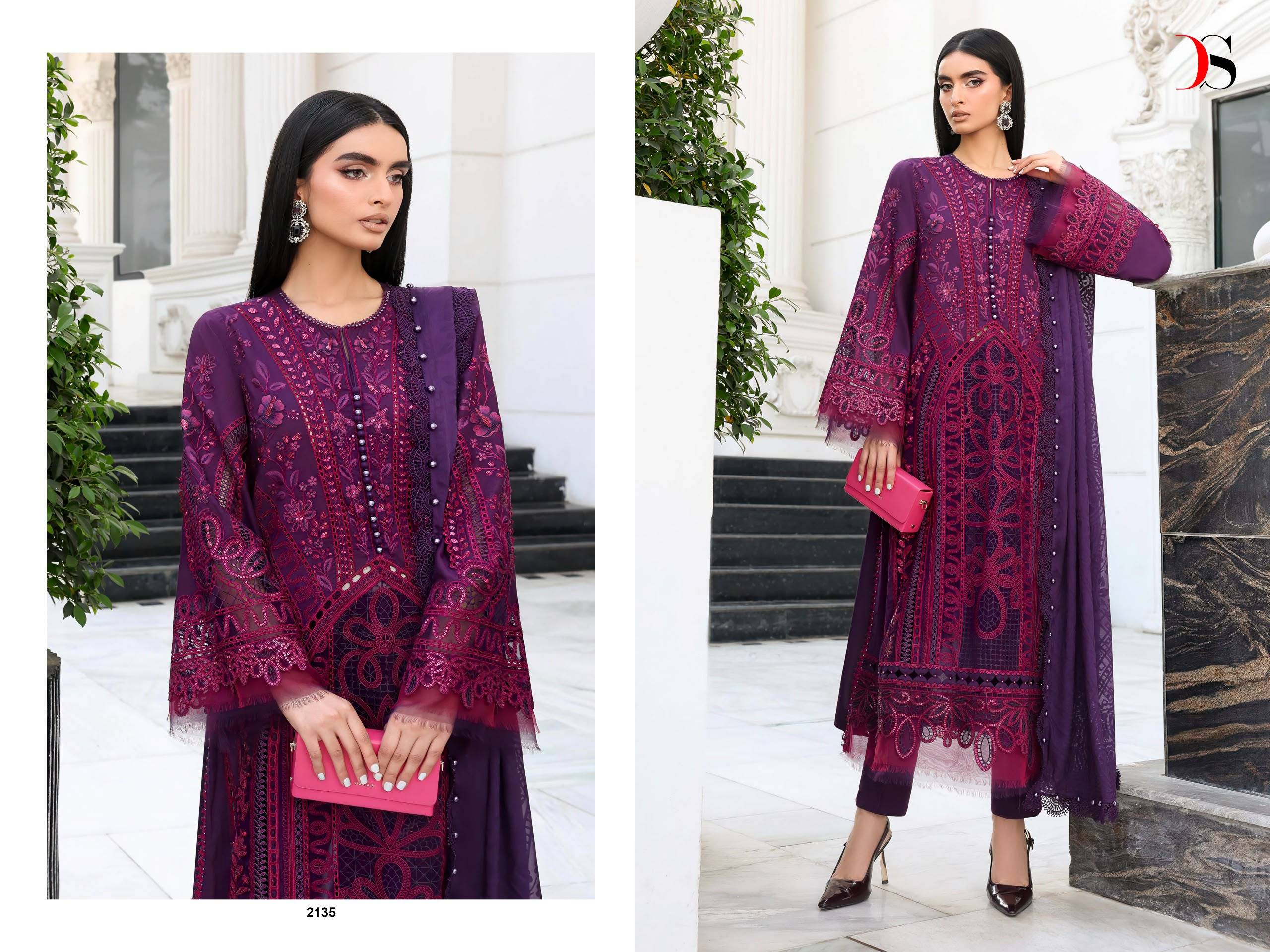 Maria B Vol 5 By DEEPSY SUITS Beautiful Pakistani Suits Colorful Stylish Fancy Ethnic Wear Pure Cotton Dresses At Wholesale